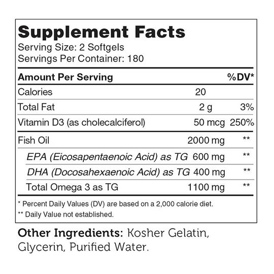 Omega 3 Platinum + D, ZHL